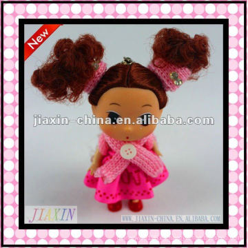 Mini muñeca plástica del nuevo estilo 2013, pequeña muñeca del vinilo